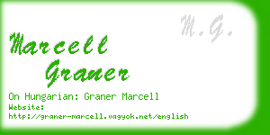 marcell graner business card